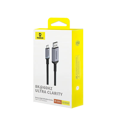 Cable de audio y vídeo USB-C - DisplayPort USB-C Baseus Ultra Clarity, 8K, 1,5 m, negro B006337070D111-00 