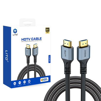 Cable de Video Lito HD119, HDMI - HDMI, 8K, 1.8m, Negro
