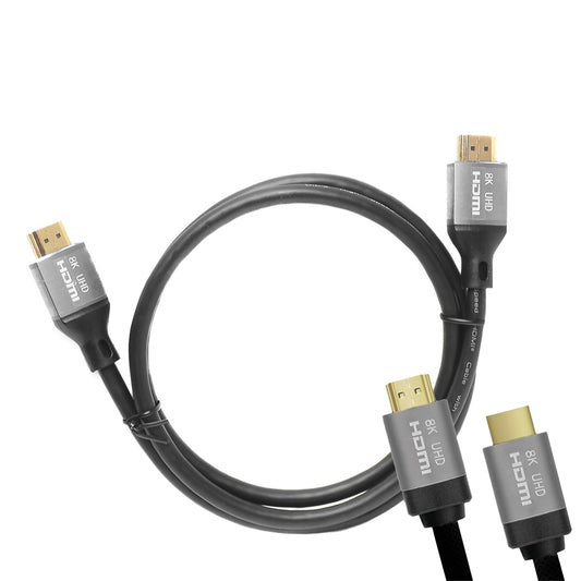 Cable de Video LTC Gold, HDMI - HDMI, 8K, 1m, Negro