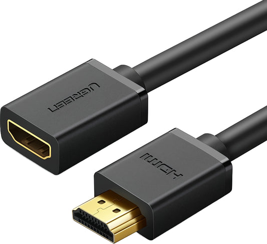 Cable de Video Extensor UGREEN HD107, HDMI - HDMI, 4K, 3m, Negro