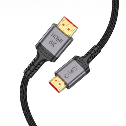 Cable de vídeo Tech-Protect Ultraboost 2, HDMI - HDMI, 8K, 2m, Negro