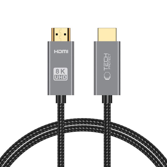 Tech-Protect Ultraboost Cable de vídeo, HDMI - HDMI, 8K, 8K, 1m, Negro 