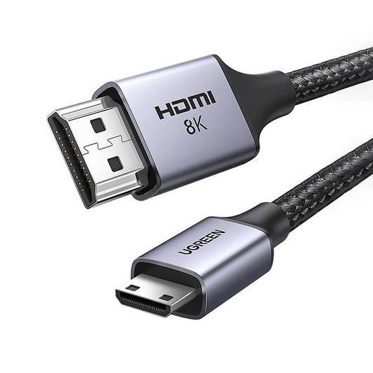 Cable de Video UGREEN HD163, miniHDMI - HDMI, 8K, 2m, Gris