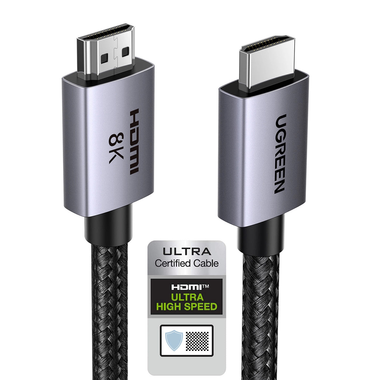 Cable de Video UGREEN HD171, HDMI - HDMI, 8K, 2m, Negro