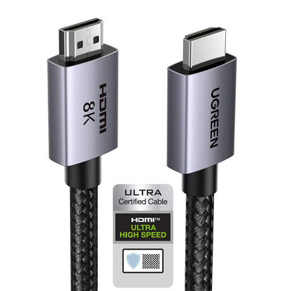 Cable de Video UGREEN HD171, HDMI - HDMI, 8K, 2m, Negro