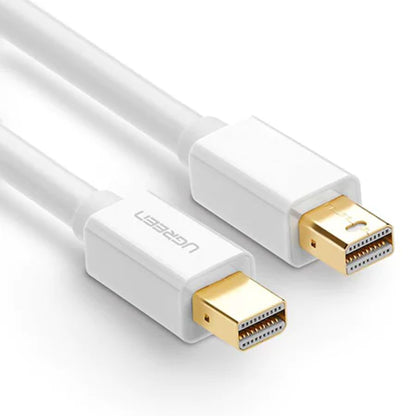 Cable de Video UGREEN, MiniDisplayPort - MiniDisplayPort, 4K, 2m, Blanco