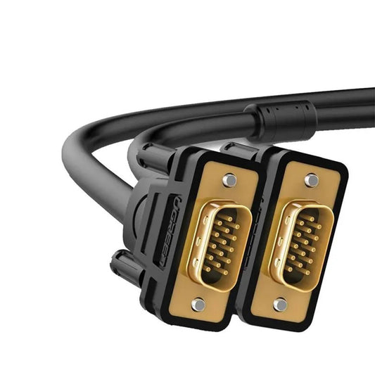 Cable de Video UGREEN VG101 (11633), VGA - VGA, 10m, Negro