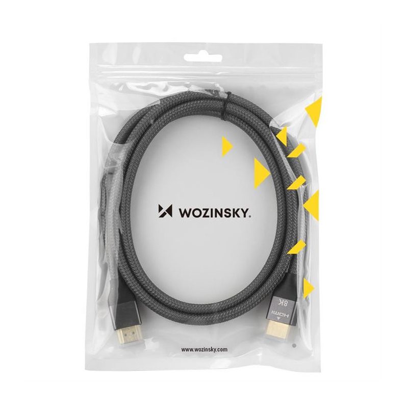 Cable de vídeo WZK Ultraboost, HDMI - HDMI, 8K, 3 m, gris WHDMI-30 WHDMI-30 