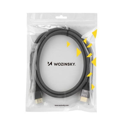Cable de vídeo WZK Ultraboost, HDMI - HDMI, 8K, 3 m, gris WHDMI-30 WHDMI-30 