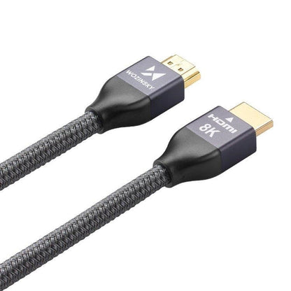 Cable de vídeo WZK Ultraboost, HDMI - HDMI, 8K, 3 m, gris WHDMI-30 WHDMI-30 