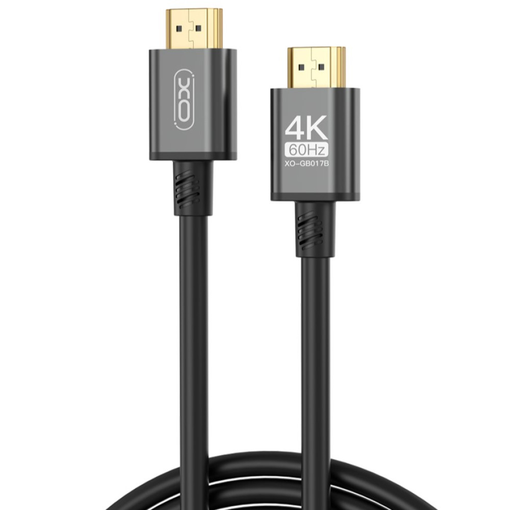 Cable de Video XO Design GB017B, HDMI - HDMI, 4K, 5m, Negro