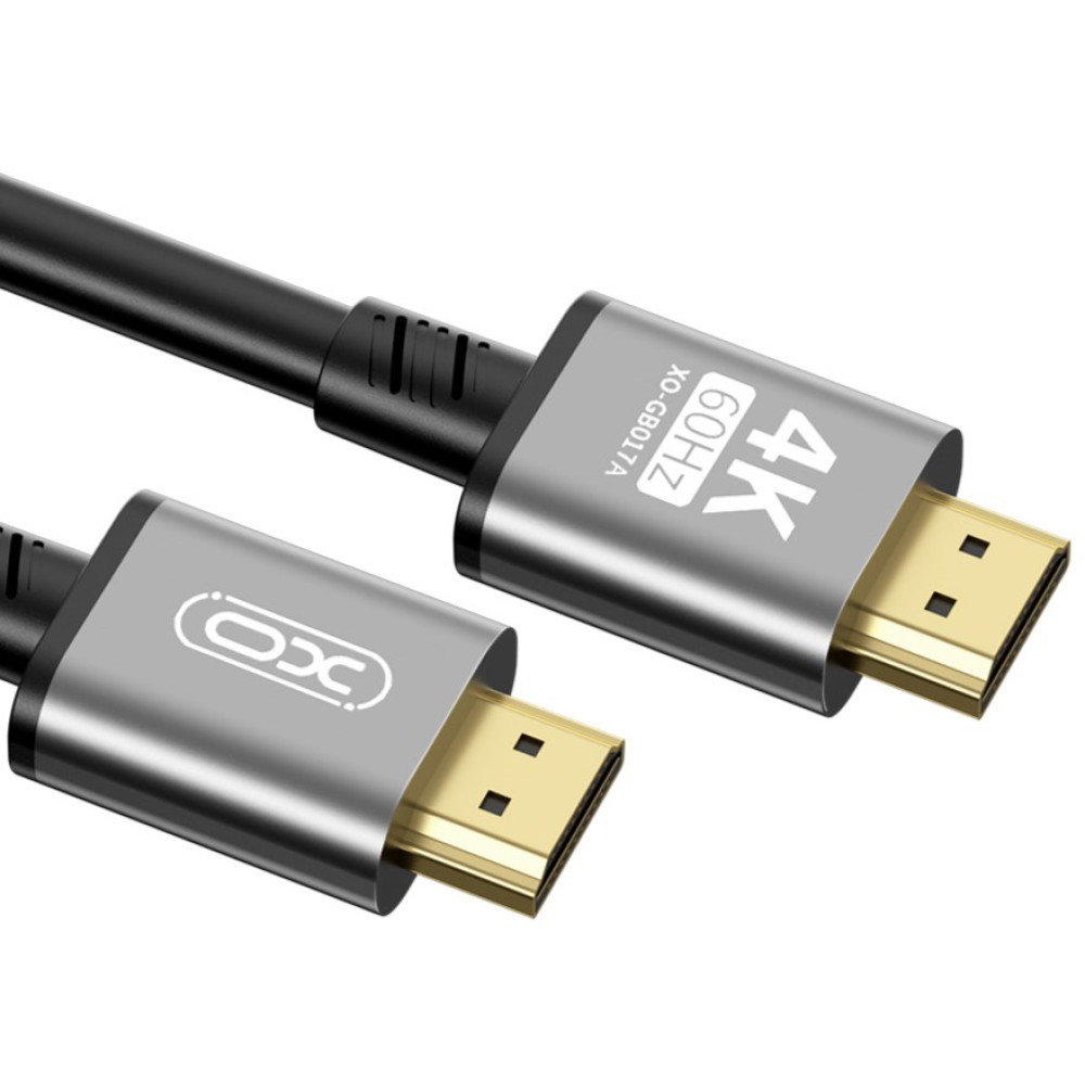 Cable de Video XO Design GB017B, HDMI - HDMI, 4K, 5m, Negro