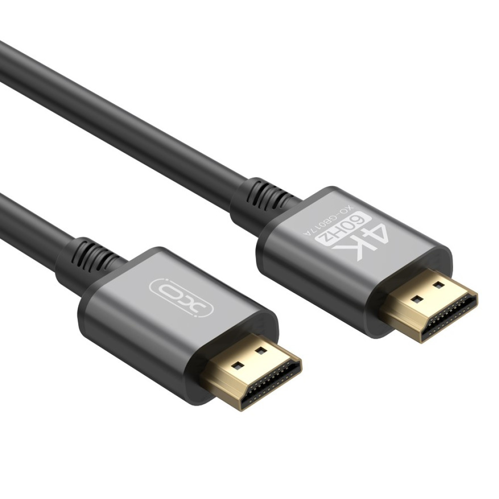 Cable de Video XO Design GB017B, HDMI - HDMI, 4K, 5m, Negro