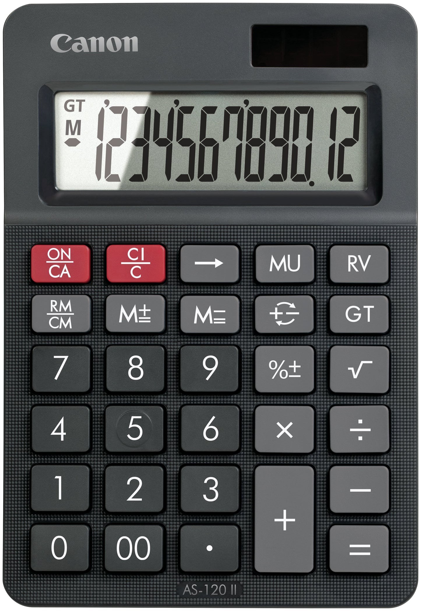 Calculadora de Escritorio Canon AS-120 II, Negra CANAS120IIDBL