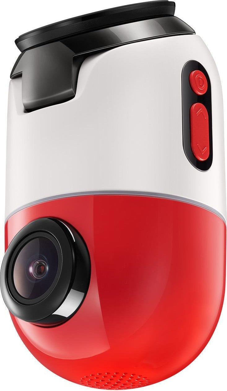 70mai Dash Cam Omni 360 X200, 1080P, 128Gb, Wi-Fi, GPS, AI, Control por voz, Pantalla de 1,2 pulgadas, Rosie X200-128-RED