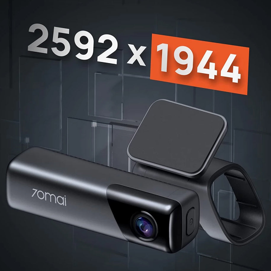 70mai Dash Cam M500 Cámara de coche, 1944P, Wi-Fi, GPS, AI, 128Gb 