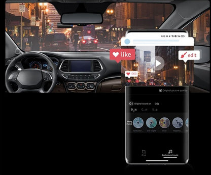 Cámara de Auto DDPAI Mini Pro DM2503A-02, 2K, Wi-Fi