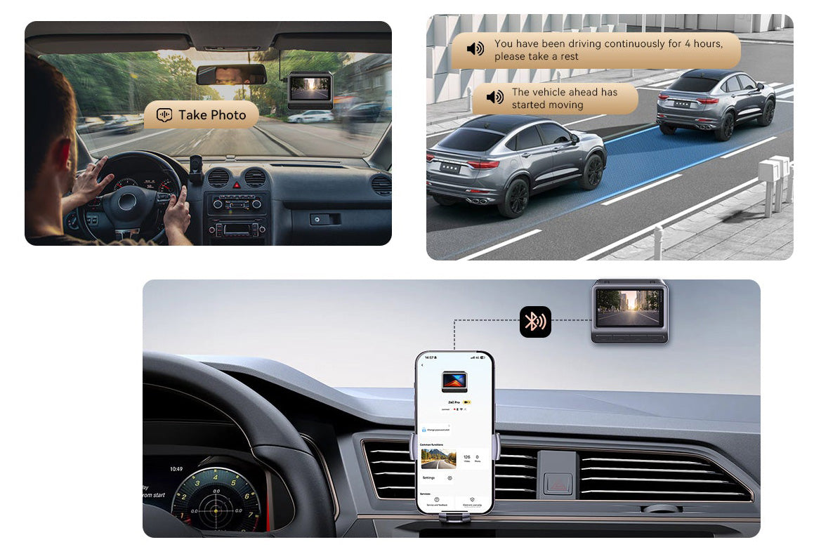 Cámara de Coche DDPAI Z60 Pro, 4K, Wi-Fi, GPS, Pantalla de 3 pulgadas