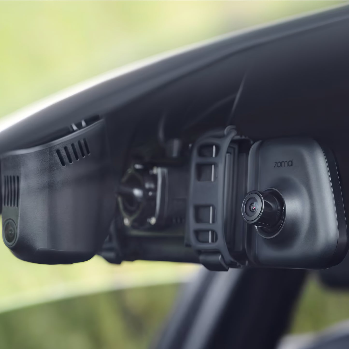 Cámara Auto Delantera y Trasera 70mai Dash Cam S500, 3K, Wi-Fi, Pantalla de 9.35 pulgadas