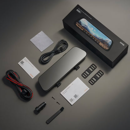 Cámara Auto Delantera y Trasera 70mai Dash Cam S500, 3K, Wi-Fi, Pantalla de 9.35 pulgadas