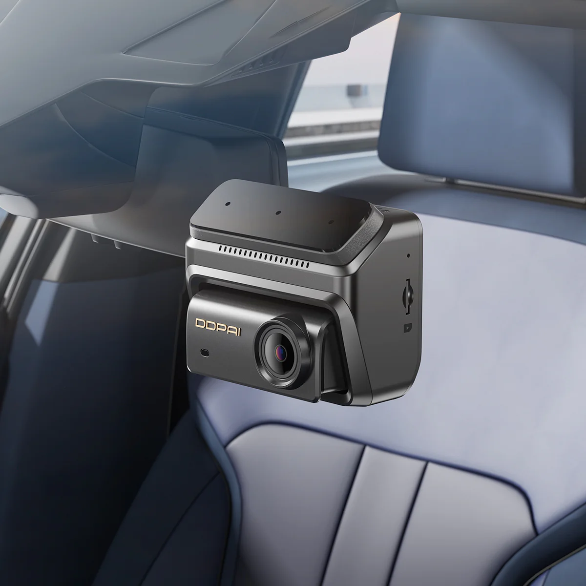 Cámara Auto Delantera Trasera DDPAI Z90 Dual, 4K, 64Gb, Wi-Fi, GPS, Pantalla de 3 pulgadas