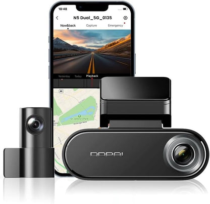 Cara de Hada DDPAI N5 Dual, 4K, Wi-Fi, GPS, AI 