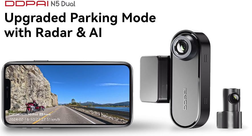 Cara de Hada DDPAI N5 Dual, 4K, Wi-Fi, GPS, AI 