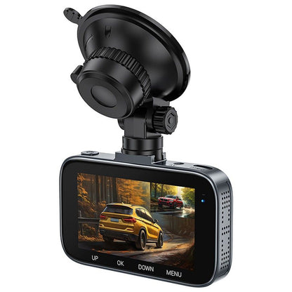 HOCO Driving DV6, 1080P, 3inch Display, Cara trasera frontal de la cámara del coche 