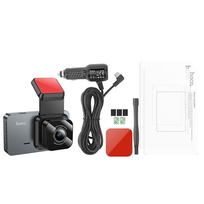 Cámara Auto HOCO, 1280P, Pantalla de 3 pulgadas