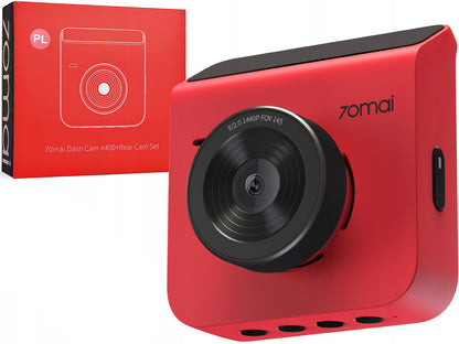 Cámara de coche 70mai Dash Cam A400, 2K, Wi-Fi, pantalla de 2 pulgadas, rosa