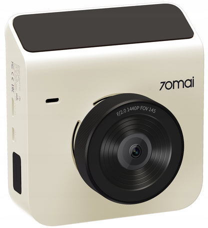 Cámara de coche 70mai Dash Cam A400, 2K, Wi-Fi, pantalla de 2 pulgadas, beige