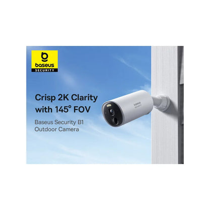Cámara de Vigilancia Baseus B1, Wi-Fi, 2K, IP67, Exterior S0SV002130