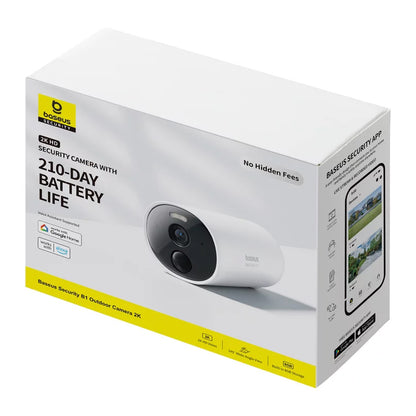 Cámara de Vigilancia Baseus B1, Wi-Fi, 2K, IP67, Exterior S0SV002130