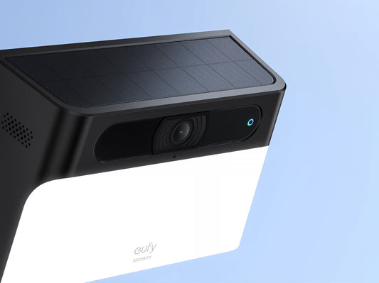 Cámara de Vigilancia Eufy S120 Solar, Wi-Fi, 2K, IP65, Panel Solar, Exterior