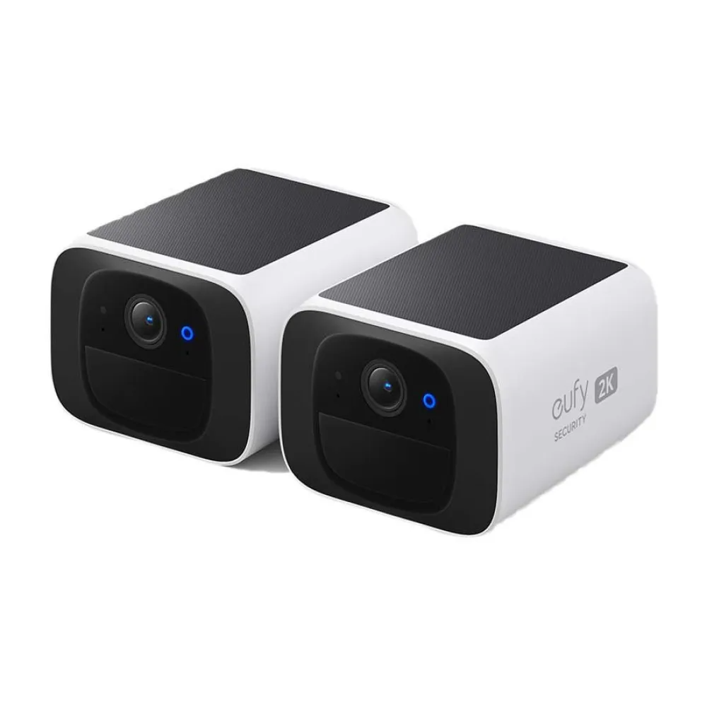 Cámara de Vigilancia Eufy SoloCam S220, Wi-Fi, 2K, IP67, Panel Solar, Exterior T8134321