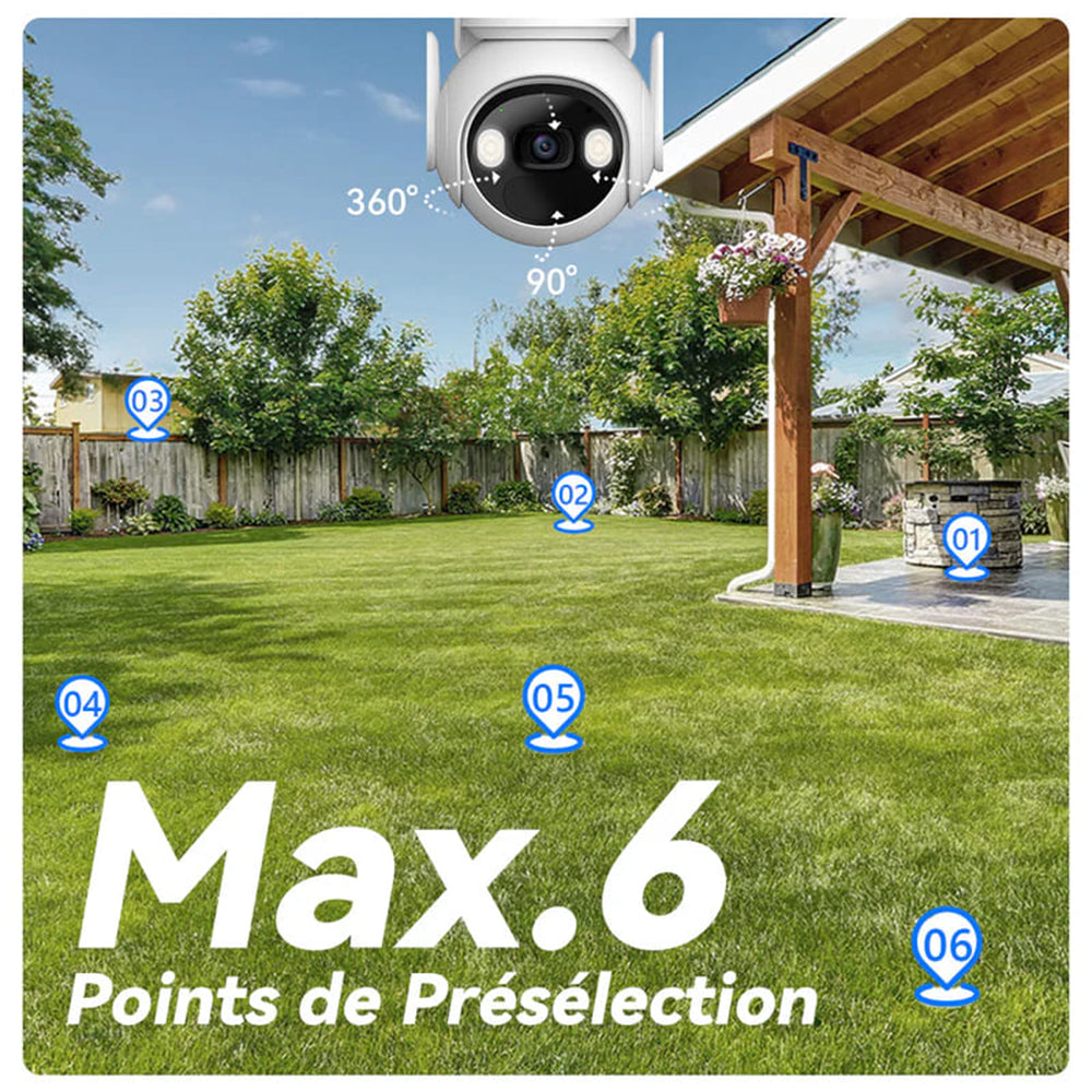 Cámara de Vigilancia Imou Cell PT, Wi-Fi, 2K, IP66, Exterior, Blanca IPC-K9EP-3T0WE