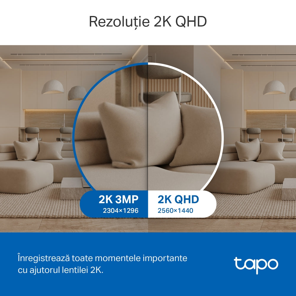 Cámara de vigilancia TP-LINK Tapo C220, Wi-Fi, 2K, Interior 