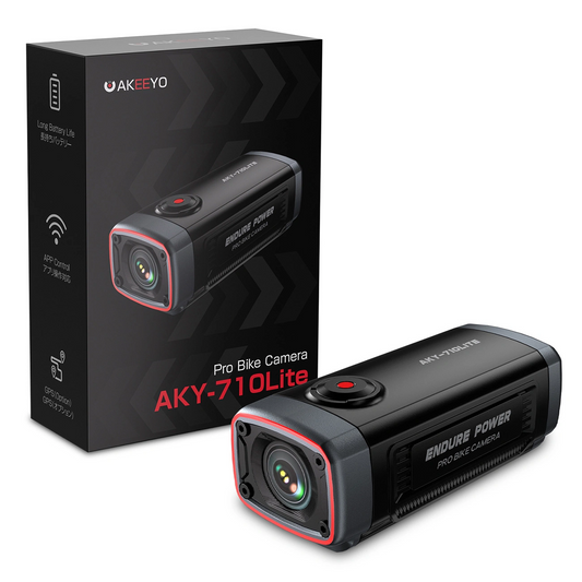Cámara Deportiva Akeeyo 710 Lite para Bicicleta / Motocicleta, 2K, Wi-Fi, Negra