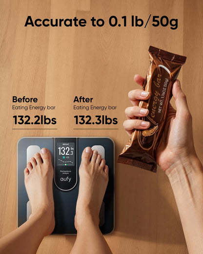 Báscula Digital Eufy Smart Scale C20, Negro T9130011