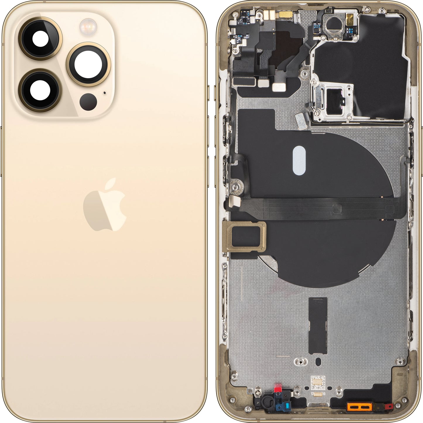 Apple iPhone 13 Pro cubierta de la batería, con la mitad de la caja, oro, Swap 