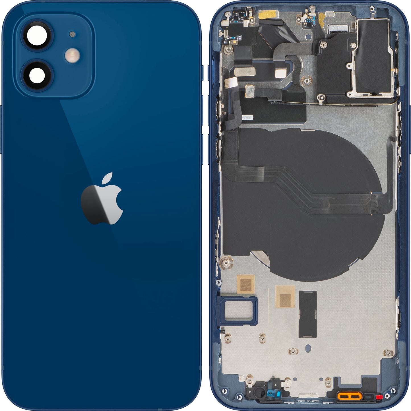 Cubierta de la batería del iPhone 12 de Apple, con funda intermedia, azul, Swap 