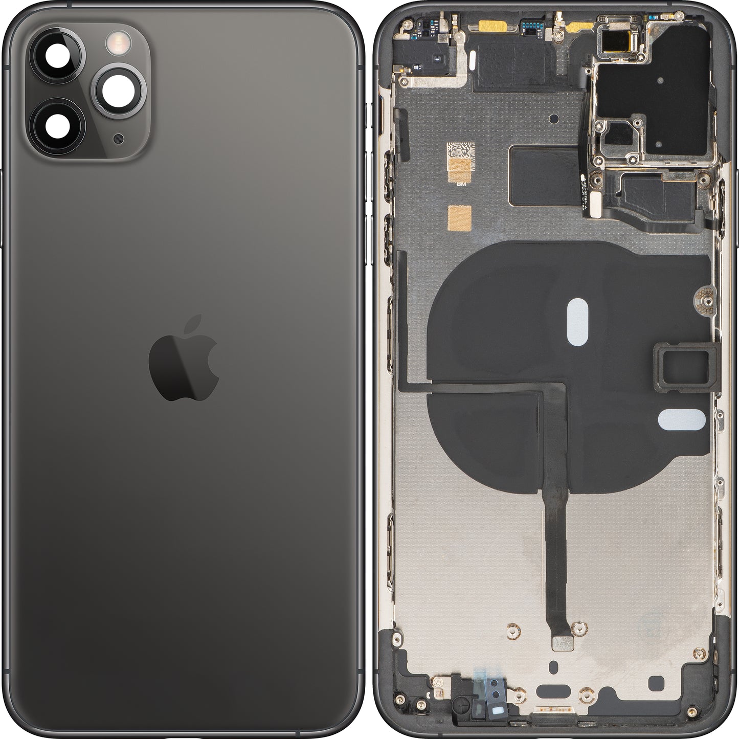 Apple iPhone 11 Pro Max Cubierta de Batería, Con Media Funda, Negro (Gris Espacial), Swap (Grado B)