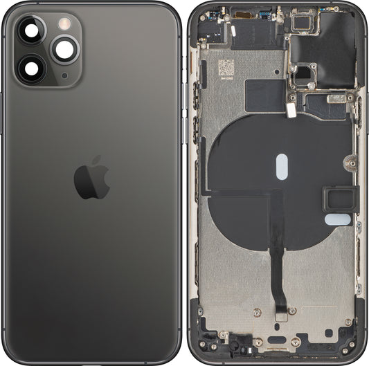 Apple iPhone 11 Pro Cubierta de Batería, Con Media Funda, Negro (Gris Espacial Mate), Swap (Grado B)