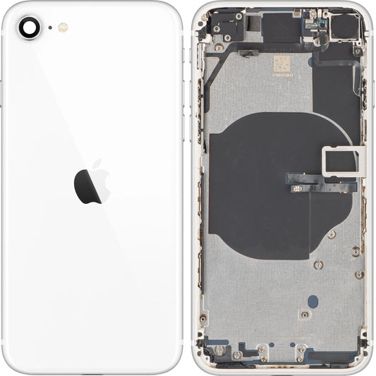 Cubierta de batería Apple iPhone SE (2022), con funda intermedia, blanco (Starlight), Swap 