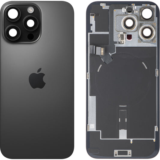 Tapa de Batería Apple iPhone 16 Pro Max, Negro (Titanio Negro), Swap