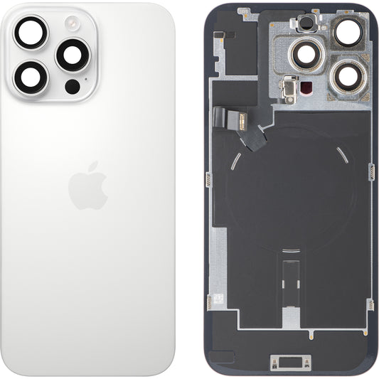 Cubierta de Batería Apple iPhone 16 Pro Max, Blanco (Titanio Blanco), Intercambio