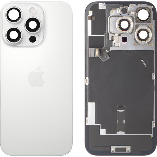 Cubierta de Batería Apple iPhone 16 Pro, Blanco (Titanio Blanco), Intercambio