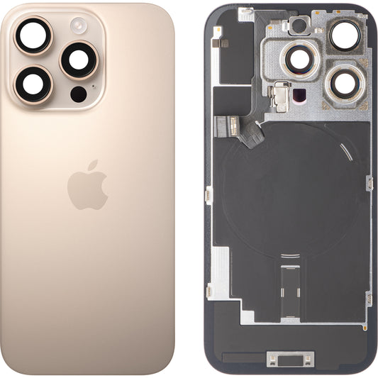 Tapa de Batería Apple iPhone 16 Pro, Dorado (Titanio del Desierto), Swap
