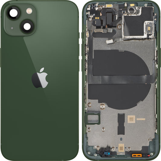 Tapa de Batería Apple iPhone 13, Con Carcasa Central, Verde, Swap