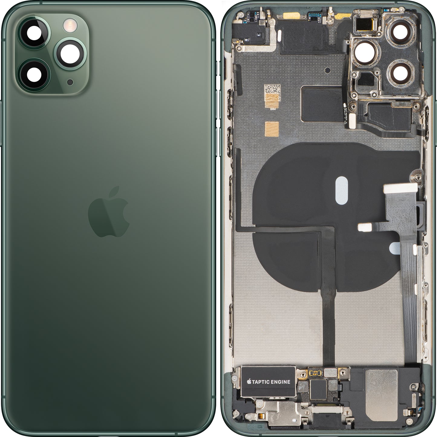 Tapa de Batería Apple iPhone 11 Pro Max, Con Carcasa Central, Piezas Completas, Verde (Midnight Green), Swap